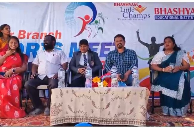 భాష్యం స్కూల్ పెందుర్తిలో ఇంట్రా జోనల్ స్పోర్ట్స్