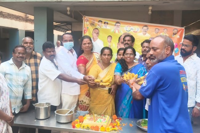 విశాఖ దక్షిణ నియోజకవర్గం తెలుగుదేశం పార్టీ ఇంచార్జ్   ప్రియతమ నాయకులు, డైనమిక్ లీడర్,సీతంరాజు సుధాకర్ అన్న జన్మదిన వేడుకలు