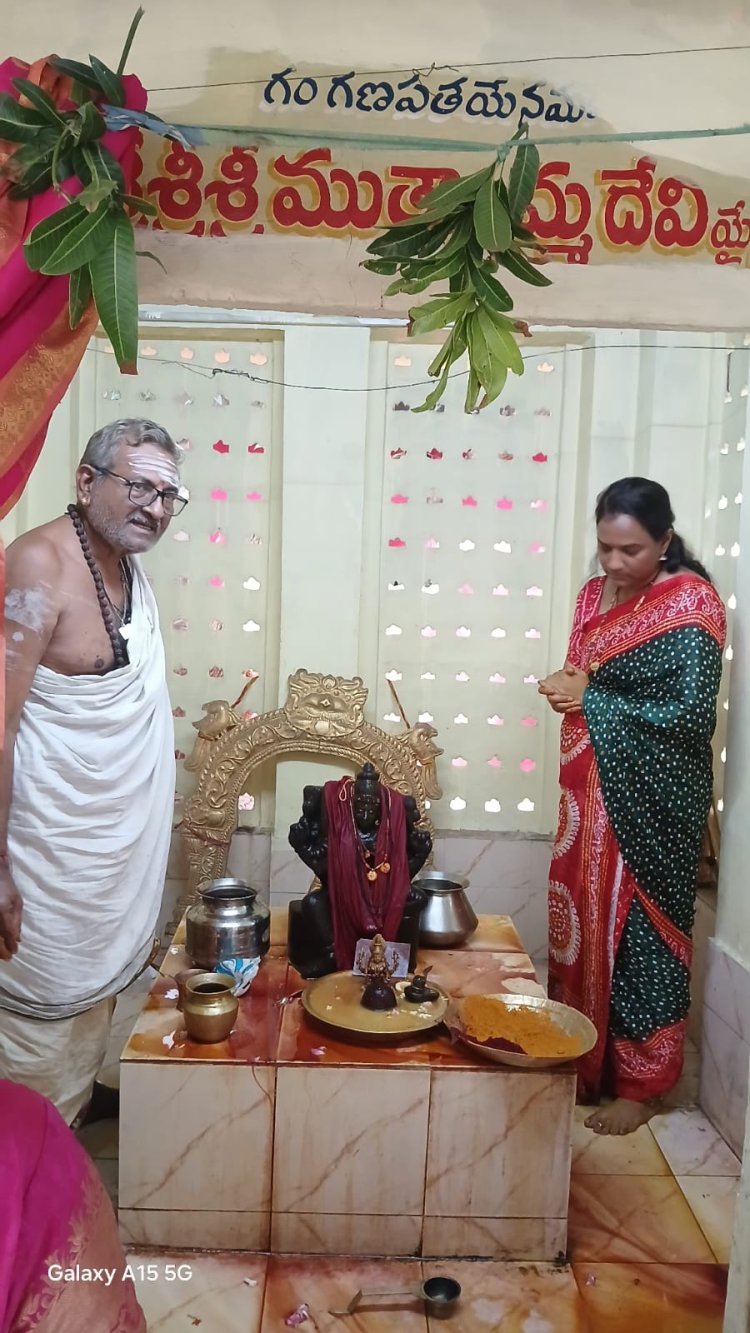 భక్తుల వరప్రదాయిని ముత్యాలమ్మ అమ్మవారు
